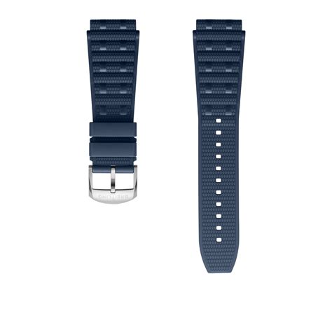 breitling rouleaux armband 20mm|Blue Rouleaux rubber strap .